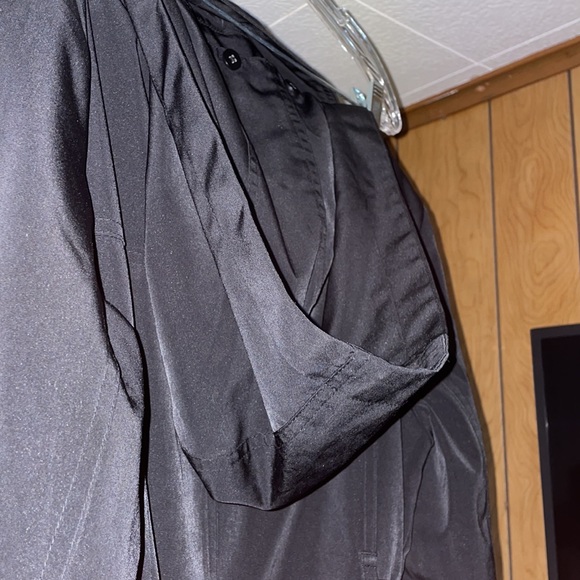 London Fog Black Winter coat with hood and gloves - Picture 3 of 4